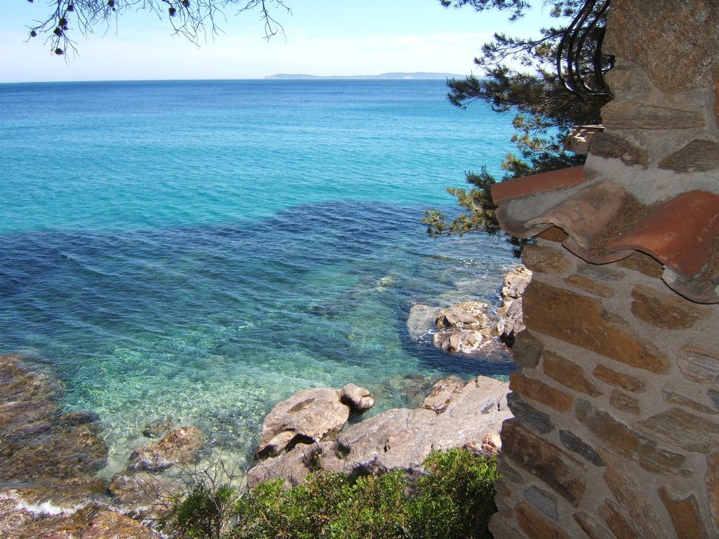 Le Rayol-Canadel-sur-Mer Les Lauriers Rosesアパートホテル エクステリア 写真