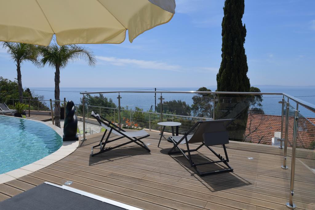 Le Rayol-Canadel-sur-Mer Les Lauriers Rosesアパートホテル エクステリア 写真